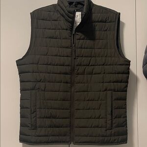 GAP Men's Dark Green Puffer Vest